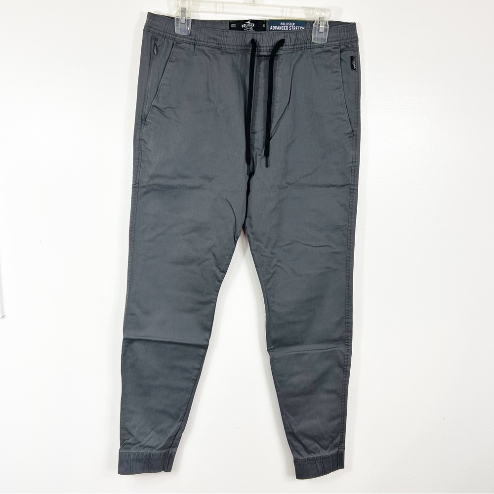 Hollister Men’s Gray Skinny Jogger Pants Size Medium